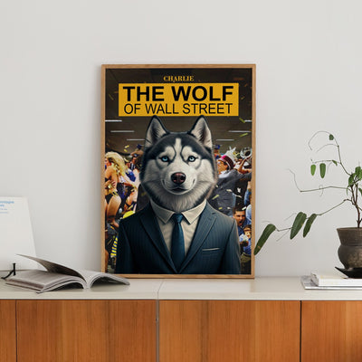 Custom The Wolf of Wall Street Film Pet Portrait