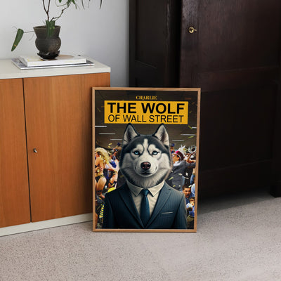 Custom The Wolf of Wall Street Film Pet Portrait