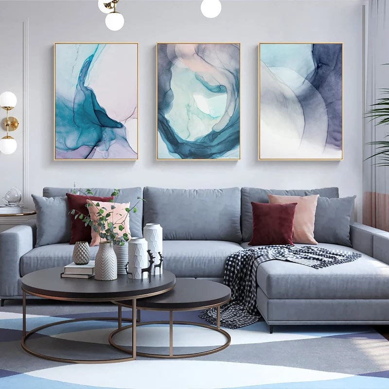 AZURE WAVES CANVAS