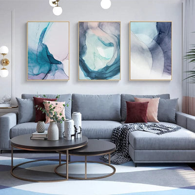 AZURE WAVES CANVAS